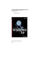 Programming Microsoft Windows with C# phần 1 ppsx