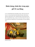 Bánh chưng, bánh dày trong ngày giỗ Tổ vua Hùng pot