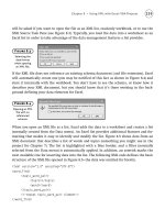 Microsoft Excel VBA Programming for the Absolute Beginner Second Edition phần 8 doc