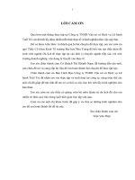 XÂY DỰNG CHƯƠNG TRÌNH TOUR DU LỊCH SINH THÁI  đến cần GIỜ CHO CÔNG TY DU LỊCH TUỔI TRẺ