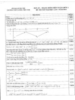 Tuyển tập các đề thi đại học khối A,A1,C,D năm 2014 trường THPT Lương Thế Vinh, Hà Nội