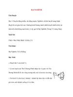 Lý thuyết Kinh mạch và Huyệt đạo: ĐẠI NGHÊNH doc