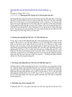 Xuất nhập khẩu của Việt Nam nửa đầu năm 2011 nhìn từ nhiều góc độ potx