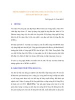 NHỮNG NGHIÊN CỨU VỀ BÊ TÔNG ĐẦM LĂN Ở CÔNG TY TƯ VẤN XÂY DỰNG THỦY LỢI 1 (HEC1) potx