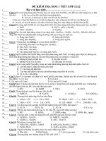 ĐỀ KIỂM TRA HOÁ 1 TIẾT LỚP 12A2 pot