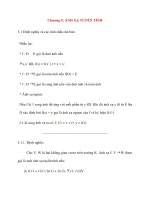 Chương 5: ÁNH XẠ TUYẾN TÍNH docx