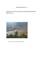 Công trình thuỷ điện Sơn La doc