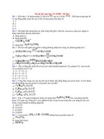 Đề thi thử môn hóa TN-THPT - Đề 184 pot