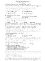 ĐỀ THI THỬ TN NĂM HỌC 2010-2011 MÔN : VẬT LÍ _ ĐỀ 6 potx