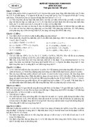 ĐỀ THI ĐẠI HỌC THAM KHẢO MÔN HÓA - SỐ 3 docx