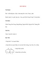 Lý thuyết Kinh mạch và Huyệt đạo: ĐẢN TRUNG pptx