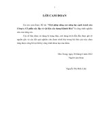 Giải pháp nâng cao năng lực cạnh tranh của công ty cổ phần xây lắp và vật liệu xây dựng khánh hòa