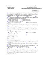 Đề thi khảo sát đại học lần 4 Môn vật lý lớp 12 (Khối a) Mã đề: 521 potx