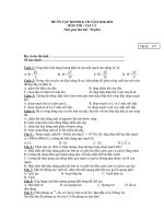 ĐỀ ÔN TẬP THI ĐH & CĐ NĂM 2010-2011 MÔN THI : VẬT LÝ - Mã đề : 357 docx