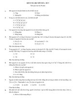 KIỂM TRA HKI MÔN HÓA - ĐỀ 9 pot