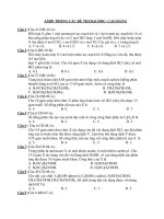 AMIN TRONG CÁC ĐỀ THI ĐẠI HỌC- CAO ĐẲNG potx