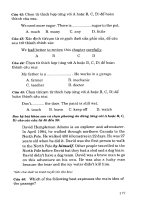 Bí quyết thi trắc nghiệm Anh Văn part 10 potx