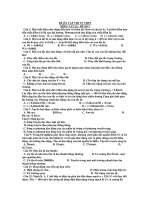 ĐỀ ÔN TẬP THI TN THPT MÔN: VẬT LÍ - ĐỀ SỐ 2 pptx