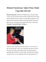Richard Clayderman- Nghệ sĩ Piano Thành Công Nhất Thế Giới potx