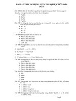 BÀI TẬP TRẮC NGHIỆM LUYỆN THI ĐẠI HỌC MÔN HÓA ĐỀ 18 pot
