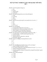BÀI TẬP TRẮC NGHIỆM LUYỆN THI ĐẠI HỌC MÔN HÓA ĐỀ 3 doc