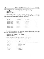 Tự học nhanh và hiệu quả SQL Server 7.0 part 2 pptx