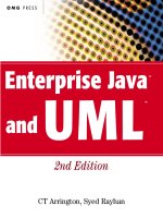 Enterprise Java and UML 2nd Edition PHẦN 1 ppsx