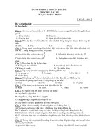ĐỀ ÔN THI ĐH & CĐ NĂM 2010-2011 MÔN THI : VẬT LÝ - Mã đề : 468 doc