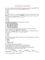 Đề thi thử môn hóa TN-THPT - Đề 190 pptx