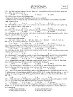 ĐỀ THI THỬ HÓA HỌC_No 4 docx