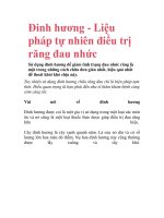 Đinh hương - Liệu pháp tự nhiên điều trị răng đau nhức ppsx