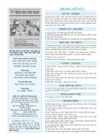 Bản tin khoa học và ứng dụng số 5 2011