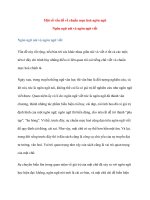 Một số vấn đề về chuẩn mực hoá ngôn ngữ: Ngôn ngữ nói và ngôn ngữ viết ppt