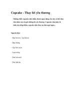 Cupcake - Thay lời yêu thương ppsx