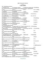 KIỂM TRA BÀI TẬP HÓA HỌC docx