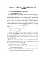 Tìm hiểu các hướng tiếp cận bài toán phân loại văn bản và xây dựng phần mềm phân loại tin tức báo điện tử - 3 ppsx