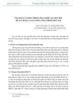 Ứng dụng và phát triển công nghệ vật liệu mới để xây dựng và sửa chữa công trình thuỷ lợi pot