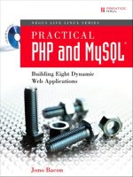 Practical PHP and MySQLBuilding Eight Dynamic Web Applications phần 1 pdf