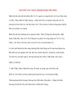 Bệnh Học Thực Hành: NGUYÊN TẮC CHẨN TRỊ BỆNH HỆ TIÊU HÓA docx