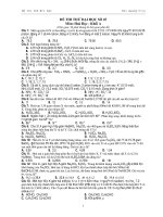 ĐỀ THI THỬ ĐẠI HỌC SỐ 05 Môn: Hoá Học pdf