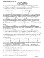 ĐỀ THI THỬ ĐẠI HỌC 4 Môn: Vật Lý pdf