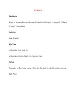 Lý thuyết Kinh mạch và Huyệt đạo: TỨ BẠCH ppt