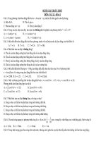 ĐỀ ÔN TẬP THI TN THPT MÔN: VẬT LÍ - Đề số 1 pps