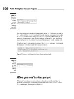 Beginning Programming with Java for Dummies 2nd phần 4 potx