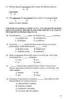 Bí quyết thi trắc nghiệm Anh Văn part 4 doc