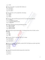 Ngân hàng đề thi Vi xử lý ngành điện tử viễn thông - 2 pptx
