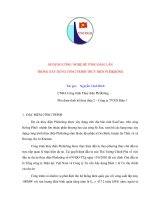 ÁP DỤNG CÔNG NGHỆ BÊ TÔNG ĐẦM LĂN TRONG XÂY DỰNG CÔNG TRÌNH THUỶ ĐIỆN PLÊIKRÔNG potx