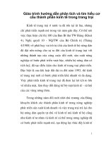 Giáo trình hướng dẫn phân tích và tìm hiểu cơ cấu thành phần kinh tế trong trang trại phần 1 potx