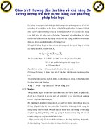 Giáo trình hướng dẫn tìm hiểu về khả năng đo lường lượng thể tích nước bằng các phương pháp hóa học phần 1 pdf