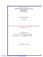 Phân tích cơ sở lý thuyết và kết cấu hệ thống phun nhiên liệu điện tử của động cơ diesel